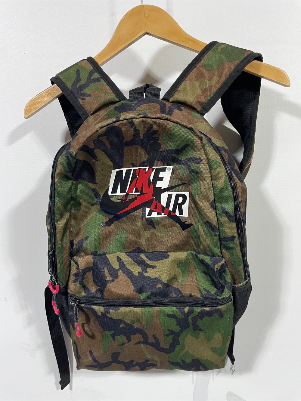 Nike Air Jordan Camo Backpack - Green & Brown